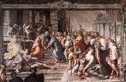 SALVIATI, Cecchino del The Visitation af oil on canvas